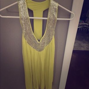 Charming Charlie’s Bright Yellow Tank